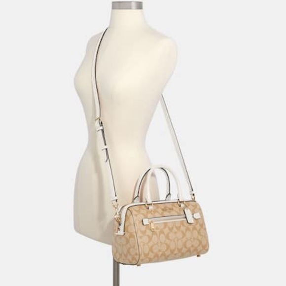COACH Signature Rowan Satchel - Picture 10 of 11